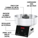 Ver imagem 2 de Máquina de Algodão Doce com Regulador de Potência Saro Aço Inox 220V AD22