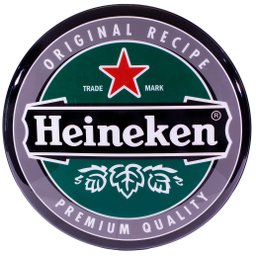 Luminoso de Parede Cerveja Heineken Cinza Retrô Vintage Bar, Garagem, Churrasqueira, Espaço Gourmet - 3