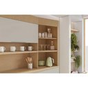 Ver mais imagens de Kit de Cozinha Compacta Realeza com 6 Portas e 3 Gavetas 220cm Carvalho Cinza
