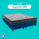 Ver imagem 4 de Conjunto Cama Box Blindado Casal + Colchão D33 Iso100 Ortobom