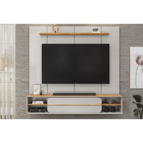 Home P/ Tv até 70 Pol Alana 169x180cm Bali/cedro - Dj Móveis