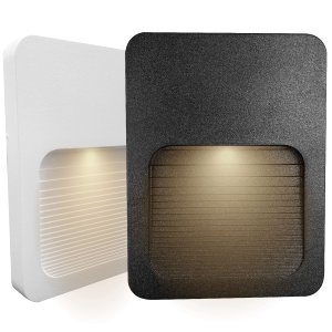 Balizador Embutir Lâmpada Led Parede 12cm 2w Branco - Branco Quente