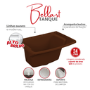 Ver imagem 3 de Tanque Capacidade 24 Litros Linha Bellart com Válvula Integrada Cor Marrom Durín