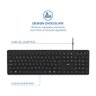 Teclado com Fio Soft Silence: Conexão Usb, Teclas Silenciosas e Ajustáveis Multi - Tc144out [reembal - 4