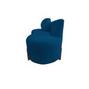 Ver imagem 5 de Namoradeira Sofá Feijão Lounge Orgânica Couro Azul Marinho