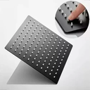 Ver imagem 6 de Ducha de Banho Quadrada 25x25cm com Desviador Inteligente Preto Fosco