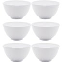 Ver imagem 1 de Conjunto 6 Bowls de Melamina Brancas Basic Lyor Cumbucas para Frutas Cereais Ingredientes