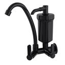 Ver imagem 1 de Torneira com Filtro de Parede 1/4 de Volta Abs - Preta