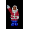 Papai Noel iluminado Enfeite de acrílico 160 Lâmpadas LED 127v (CH2683) - 4