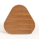 Ver imagem 2 de Mesa de Jantar 6 Lugares Orgânica 140cm Aura Madeira Maçica Tampo Laminado em Cinamomo Cor Imbuia
