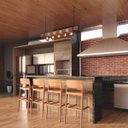 Ver imagem 2 de Pendente Centauro Madeira Maciça para Lâmpada E27 Rústico