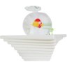 Cascata Fonte de Água Aquario com Mini Peixe Decorativa de Ceramica (Ft-H) - 2