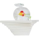 Ver imagem 2 de Cascata Fonte de Água Aquario com Mini Peixe Decorativa de Ceramica (Ft-H)