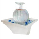 Ver imagem 4 de Cascata Fonte de Água Aquario com Mini Peixe Decorativa de Ceramica (Ft-H)