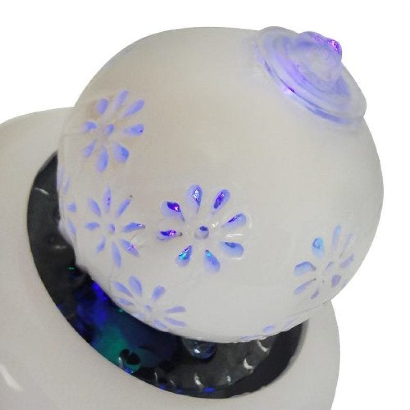 Fonte de Água Cascata Decorativa Ceramica Luz LED Chafariz (Ft-D) - 3