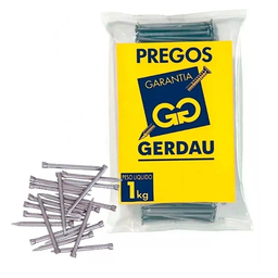 Prego Polido 16x24 1kg sem Cabeça Gerdau - 2