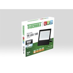 Refletor Externo Holofote Tr Led Taschibra 100w Preto Ip65 - 4