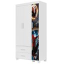 Ver imagem 1 de Guarda Roupa Infantil 89cm com 3 Portas Herói Aranha Z53 - Mpozenato