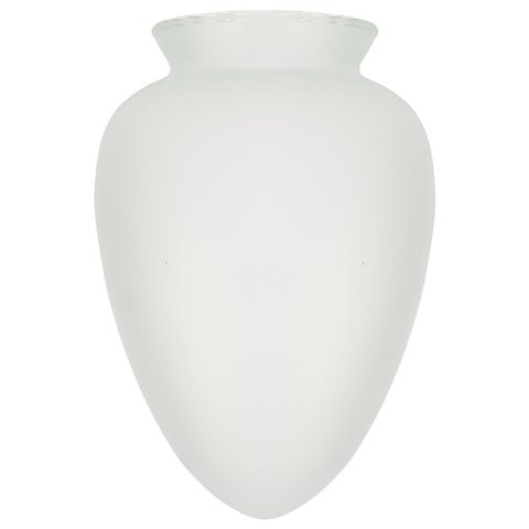 Globo Pera Vidro Fosco Boca 10 para Plafon de Teto