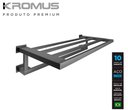 Ver imagem 3 de Toalheiro Rack 60 cm Inox Grafite - Kromus RT0308G