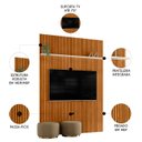 Ver imagem 3 de Painel para Tv 75 Polegadas 179cm Logus Z10 Off/cinamomo - Mpozenato