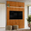 Ver imagem 2 de Painel para Tv 75 Polegadas 179cm Logus Z10 Off/cinamomo - Mpozenato