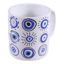 Ver imagem 3 de Caneca Cerâmica Presente Olho Grego Energia Boa Proteção 320ml - Wp Connect