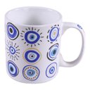 Ver imagem 2 de Caneca Cerâmica Presente Olho Grego Energia Boa Proteção 320ml - Wp Connect