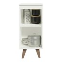 Ver imagem 4 de Balcão Madesa Reims 35 cm 1 Porta Branco Cor:Branco