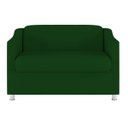 Ver imagem 3 de Namoradeira Elegante 2 Lugares Sala de Estar – Balaqui Decor Cor:Verde