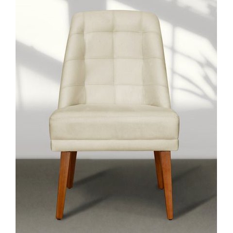 Kit 4 Cadeiras de Jantar Paris Suede Bege Suede Bege