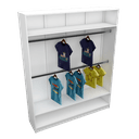 Ver imagem 1 de MODULO CLOSET CABIDEIRO E MALEIRO M47.2020.B 100 % MDF MUNDI MOVEIS