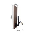 Ver imagem 5 de Dispenser Pingometro Parede Dosador Serve Bebidas Whisky Bar Adega Estilo Industrial Preto Laca