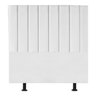 Cabeceira Cama Box Solteiro Queem Estofada Carla 100cm Linho:branco - 1