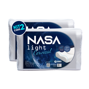 Kit 2 Travesseiros Nasa Light Cervical Sonos Casal