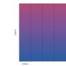 Papel De Parede Adesivo Degradê Rosa Azul N014008 0,58x2,5M - 3