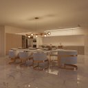 Ver imagem 6 de Luminaria Lustre Teto Sala de Jantar Jabuticaba 5 Metros com 7 Vidro Globo Bivolt - Dourado/ambar