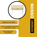 Ver imagem 4 de Luminaria Lustre Teto Sala de Jantar Jabuticaba 5 Metros com 7 Vidro Globo Bivolt - Dourado/ambar