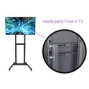 Ver imagem 3 de Suporte Pedestal Duplo Móvel Preto 14 a 75 Suportaço - Ped04