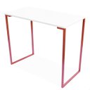 Ver imagem 2 de Mesa Escrivaninha Industrial 900 Mm Cobre e Tampo Branco