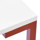 Ver imagem 5 de Mesa Escrivaninha Industrial 900 Mm Cobre e Tampo Branco