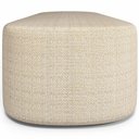 Ver imagem 6 de Puff Decorativo Orgânico para Living Quarto 140cm Doha W01 Linho Palha - Lyam Decor