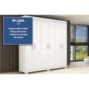 Ver imagem 2 de Guarda Roupa Casal 6 Portas e 2 Gavetas Lana Cinamomo/off White - Acp