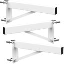 Ver imagem 1 de Mf Multiforma - 3 Suportes Pia Parafusar Bancada Aparador 80 Cm Branco