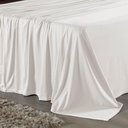 Ver imagem 2 de Jogo de Cama Casal Viúva Nobre 4 Peças Malha 100% Algodão - Palha / Marrom