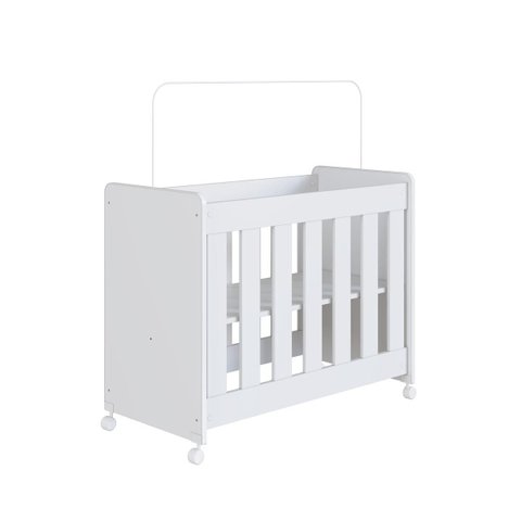 Mini Berço 4 em 1 Evolutivo 45X90,6cm Branco