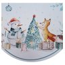 Kit 4 Capas Sousplat Boneco de Neve de Natal 35cm X 35cm - 2