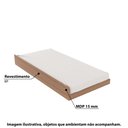Ver imagem 2 de Cama Auxiliar 100% MDP - Amêndoa