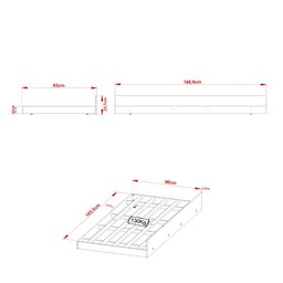 Cama Auxiliar 100% MDP - Amêndoa - 4