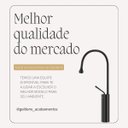 Ver imagem 7 de Torneira de Banheiro Luxo Monocomando Capri Gota Aço Inox Preta